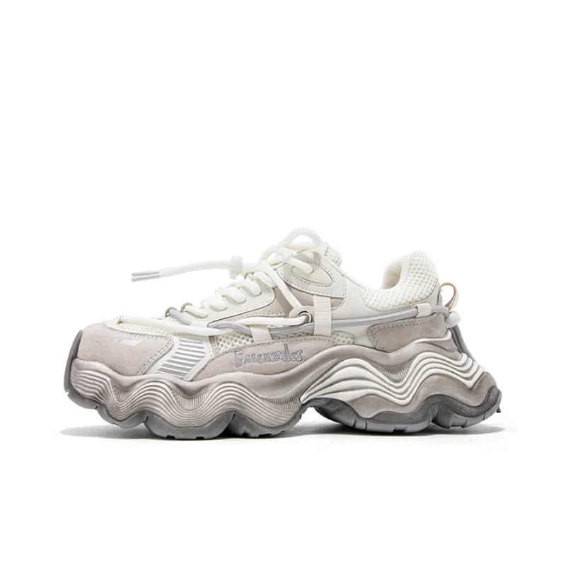 FALLINMISS Wave Shoe Series Low-Top Chunky Sneakers Women's-5