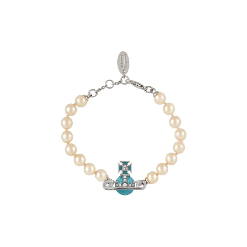 Vivienne Westwood Kitty Pearl Bracelet-0