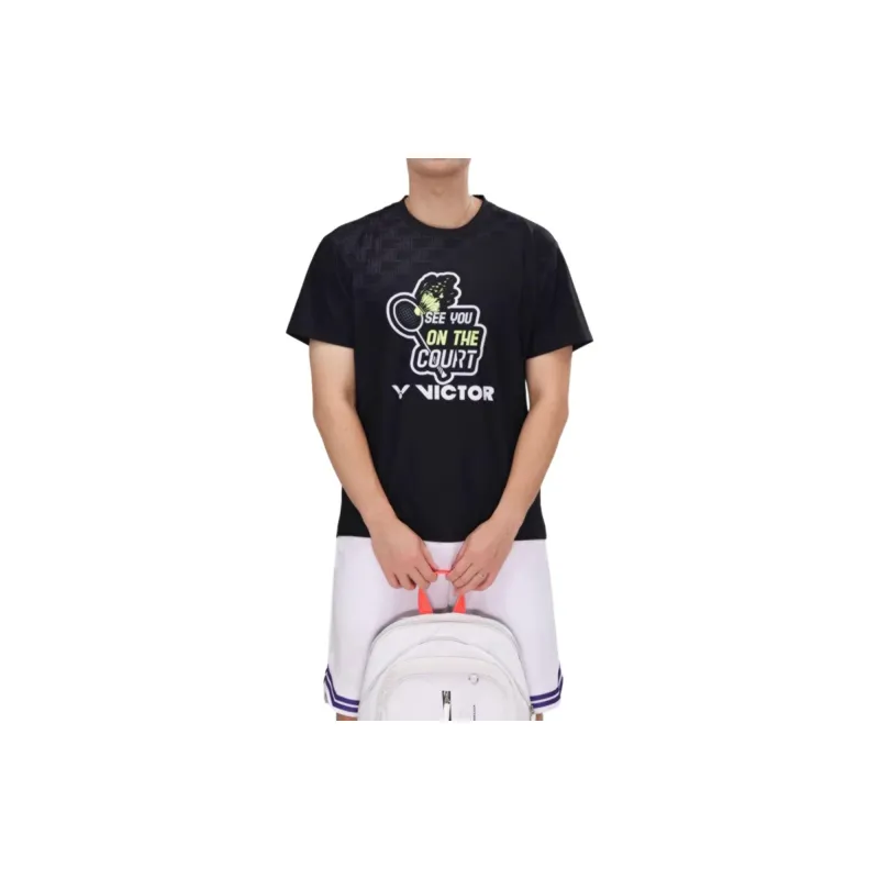 Victor T Shirts Unisex Black-1
