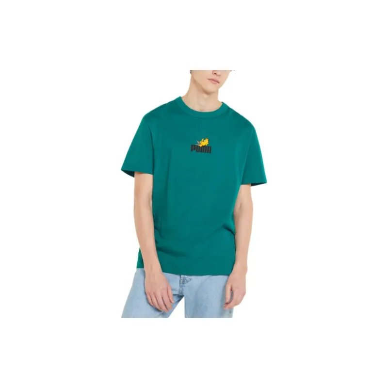 PUMA x Garfield T Shirt Men's Lake Green-2
