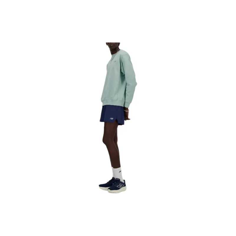 New Balance Athletics French Terry Crew Sweatshirt Men's Light Green-2