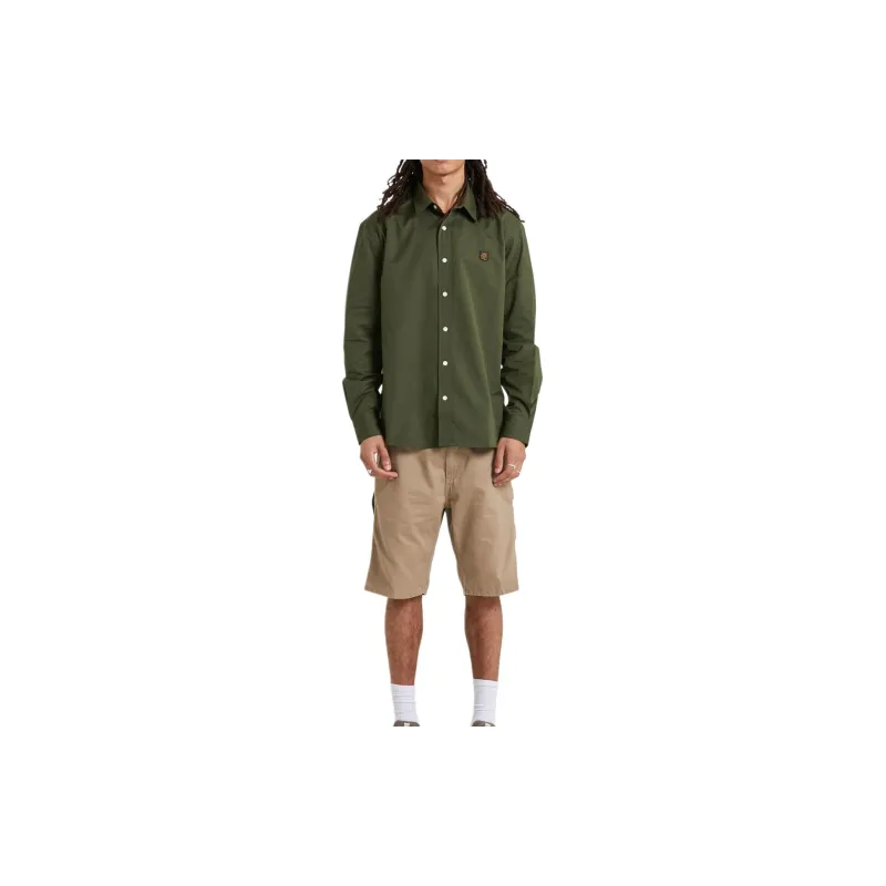 Maison Kitsune Fox appliqué Cotton Shirt-2