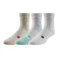 3 Pack (White+White Green+Apricot)