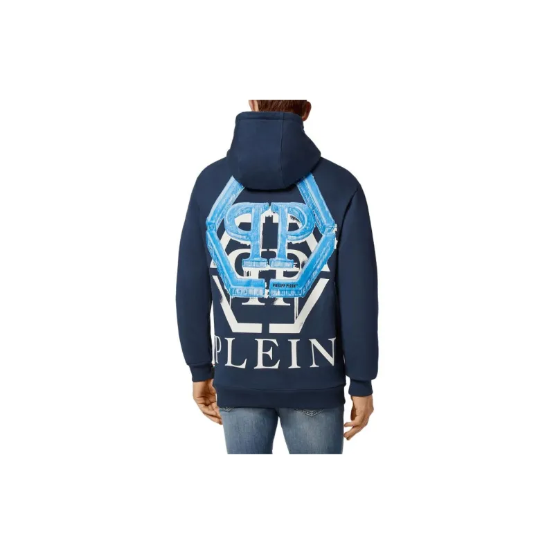 PHILIPP PLEIN Sweatshirts Men Marine Blue-3