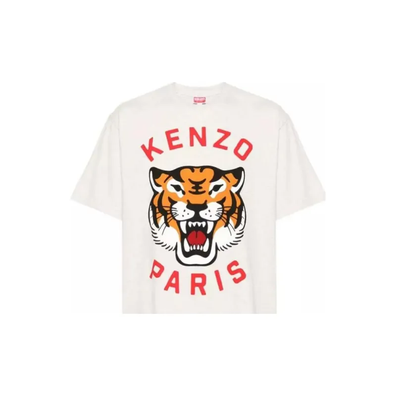 KENZO Lucky Tiger Cotton T shirt-3