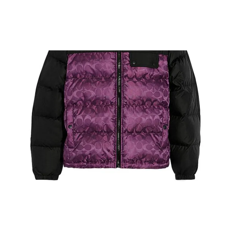 COACH FW22 Down Jacket Men's Purple-3