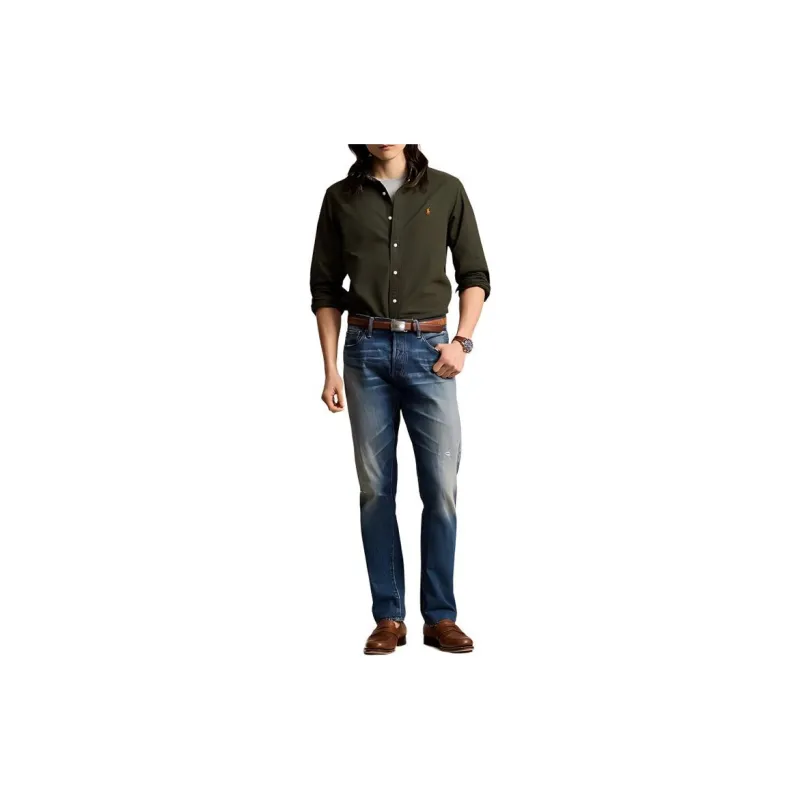 Polo Ralph Lauren FW24 Shirt Men's Olive Green-1