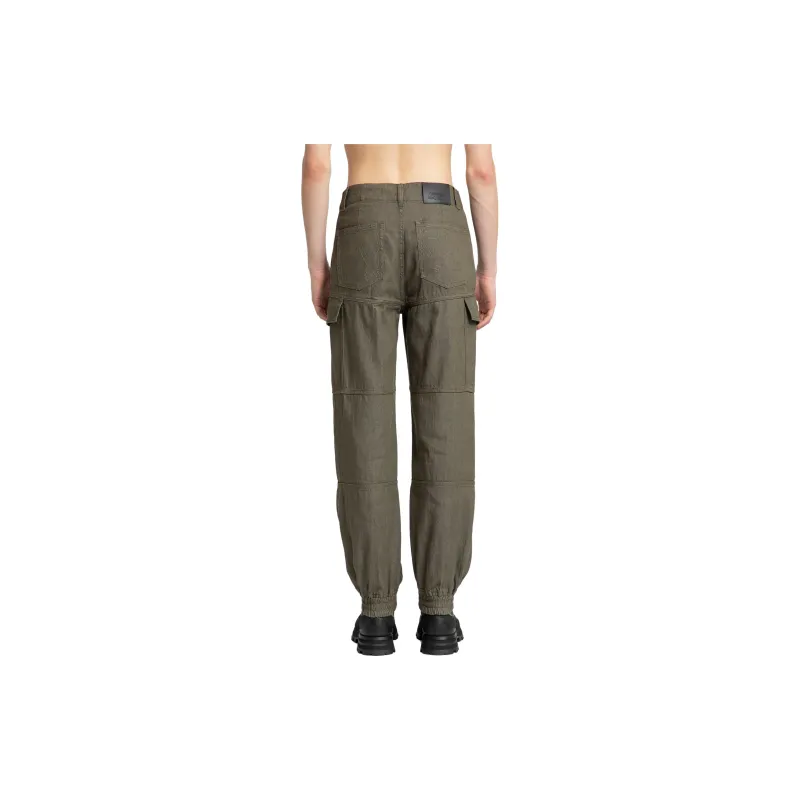 Alexander McQueen Panelled Design Mid Rise Cargo Trousers-2