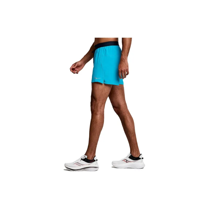 Saucony Outpace Casual Shorts Men Blue-1
