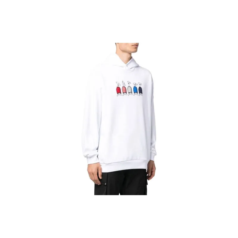 Moncler Sweatshirts Men White-3