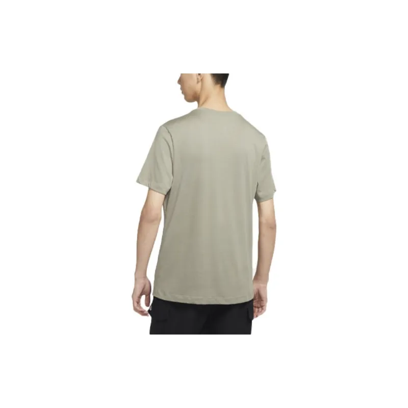 Nike T Shirt Men's Light Green Gray-4