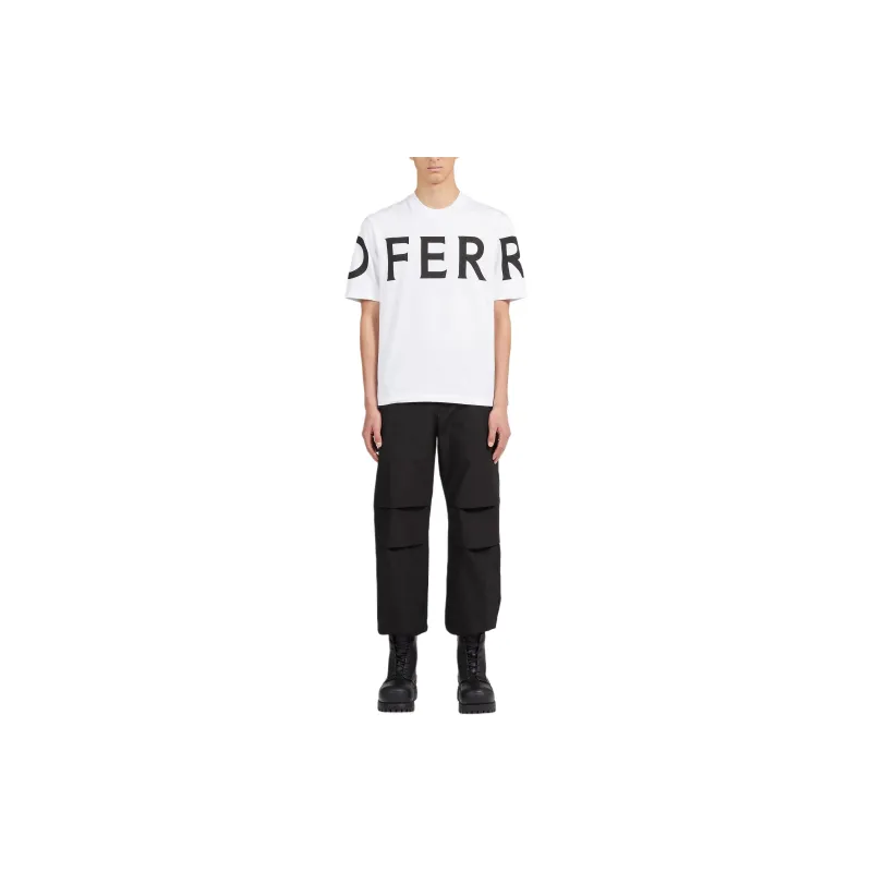 FERRAGAMO Logo-print Cotton T-shirt-2