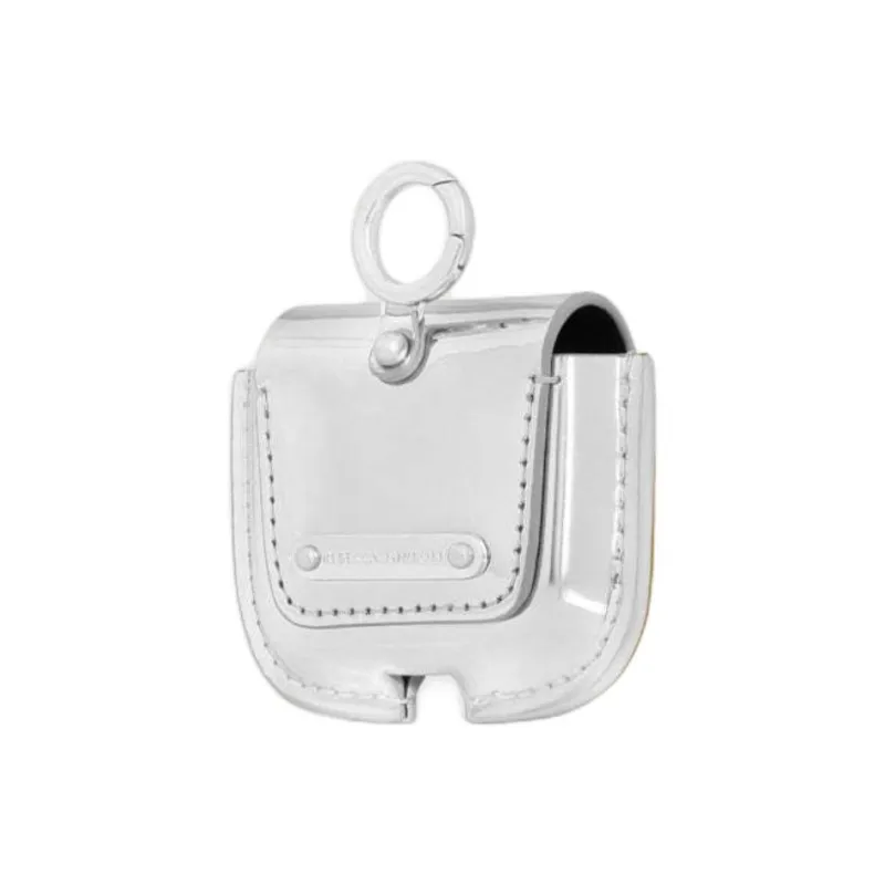 REBECCA MINKOFF Polyurethane Earphone Case Women's Silver-1