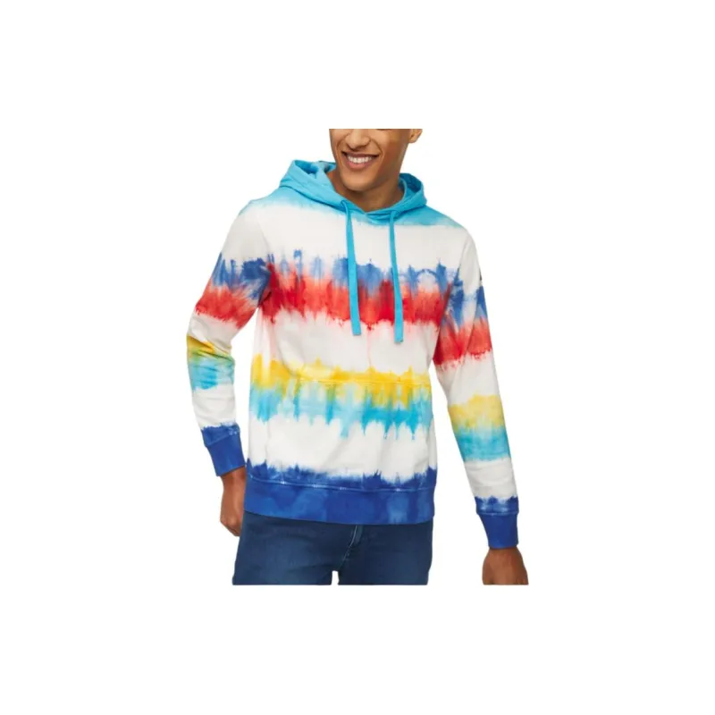 Paul & Shark Tie dye Cotton Drawstring Hoodie-2
