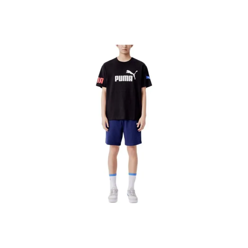 PUMA T Shirts Men Black-1