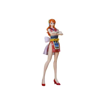 BANPRESTO Nami Glass Factory One Piece Sparkling Charm Warrior Outfit A 19cm Bonus Gifts