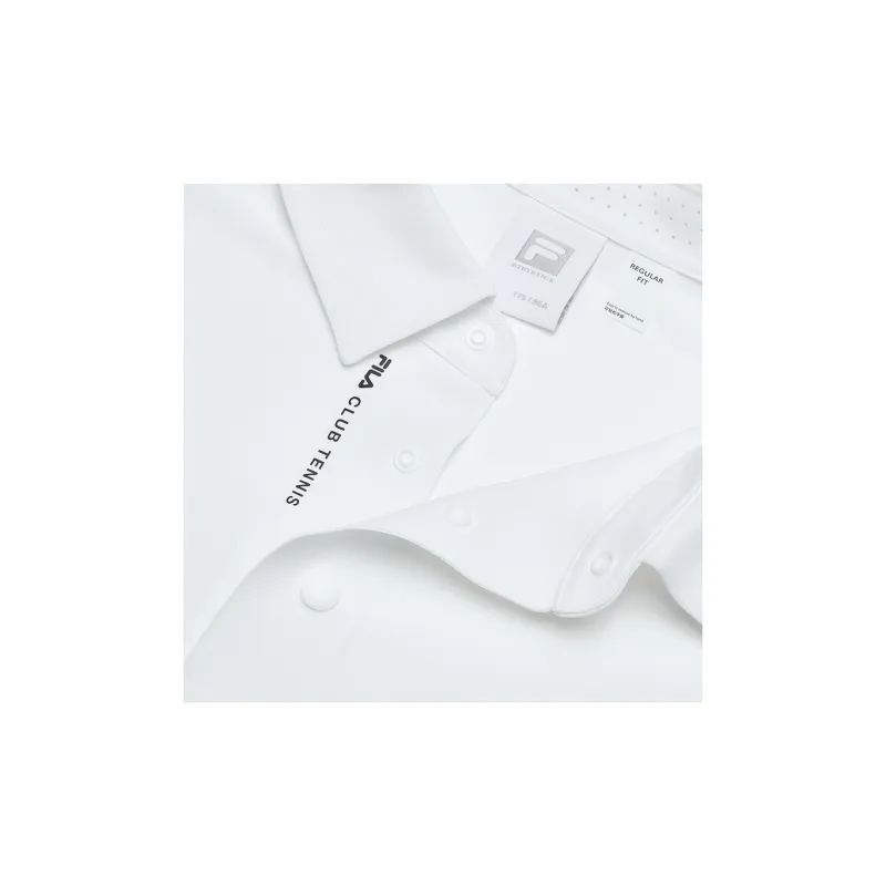 FILA Polo Shirts Men Jade White-5
