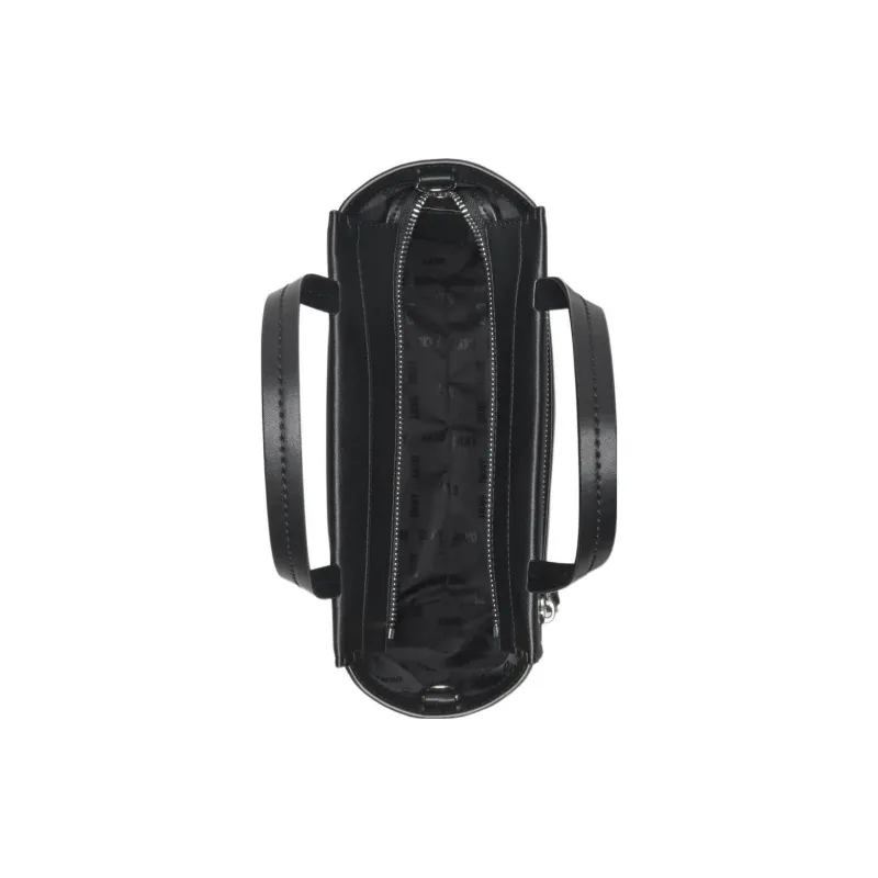 DKNY Leather Tote Bag Shopping Bag One Shoulder Handbag Crossbody Bag Women's Black-1