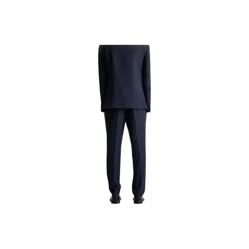 ZARA Suit Trousers Men Blue-3