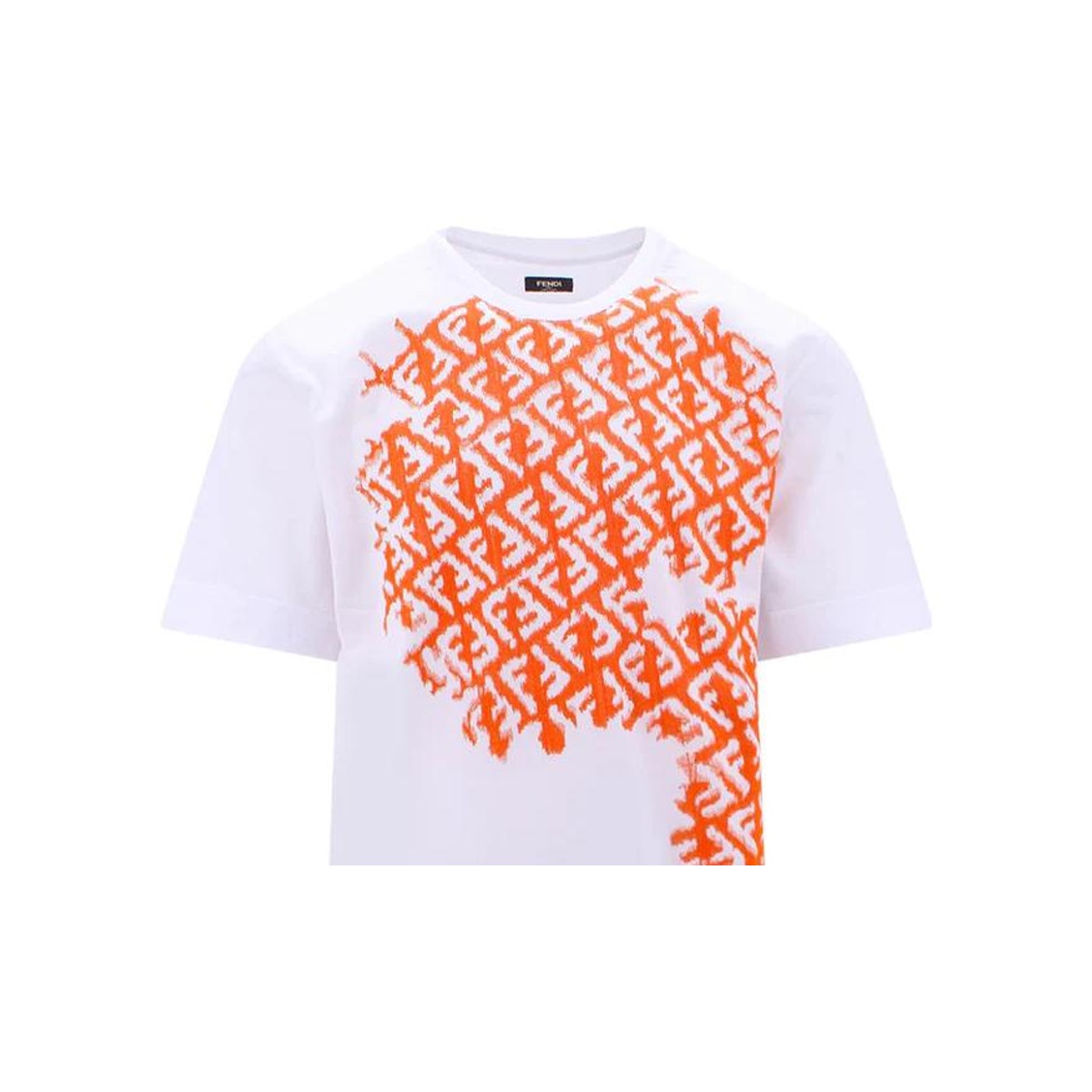 FENDI Ff Embroidered T-Shirt - POIZON