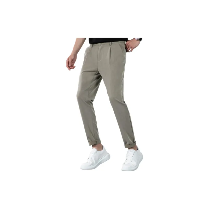 Red bean Suit Trousers Men-10