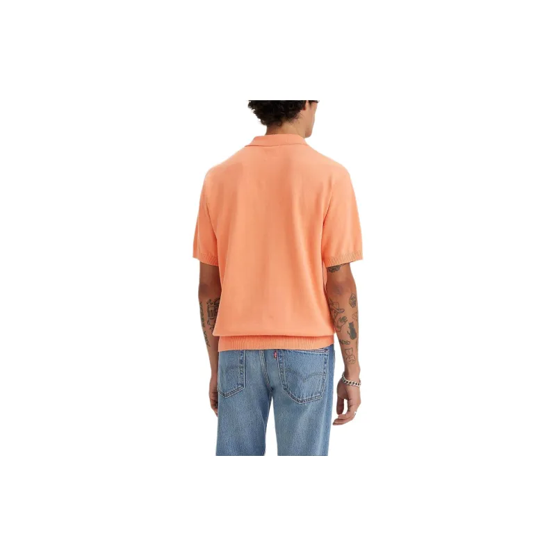 Levis Polo Shirts Men Orange-2
