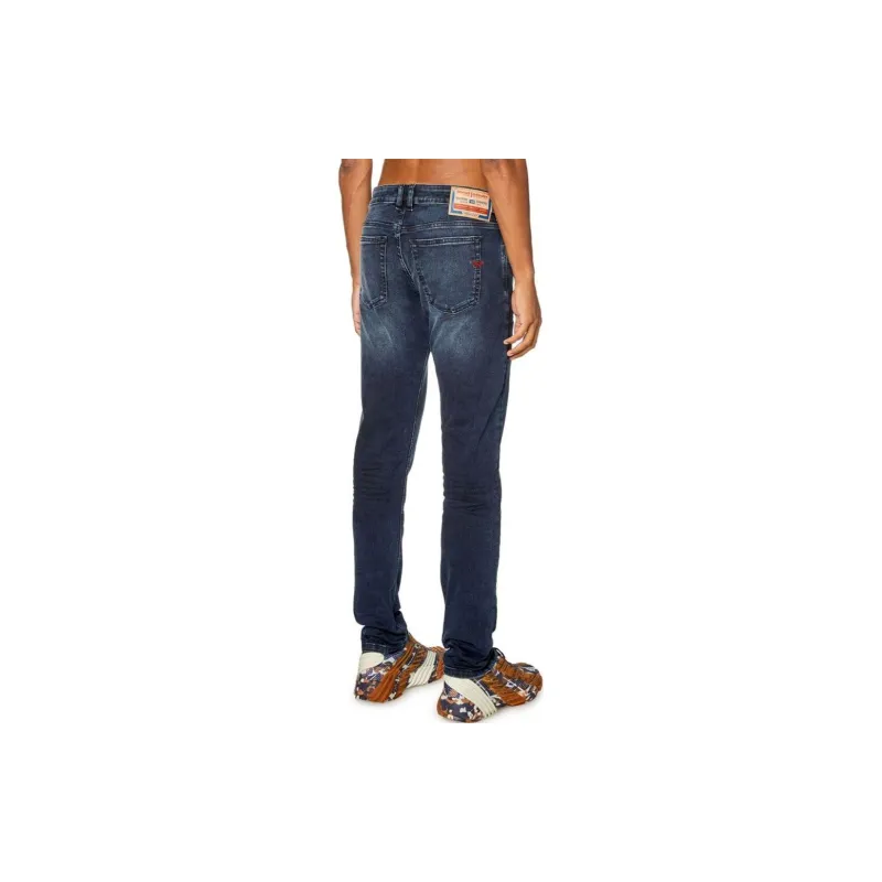 DIESEL Logo Patch Slim Jeans-3