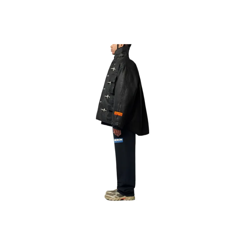HERON PRESTON Toggle fastening Canvas Jacket-3