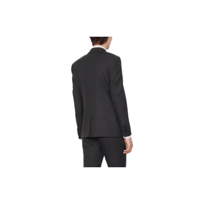 Sandro Single breasted Wool Suit Jacket-2