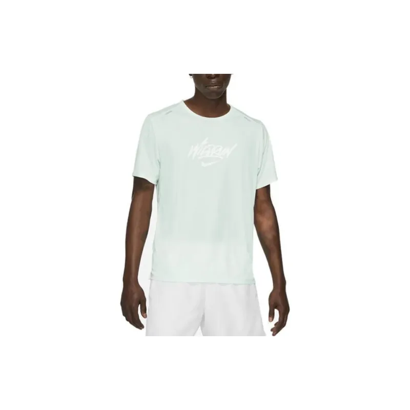 Nike Set in Sleeve T Shirt Men's Fresh Green-3