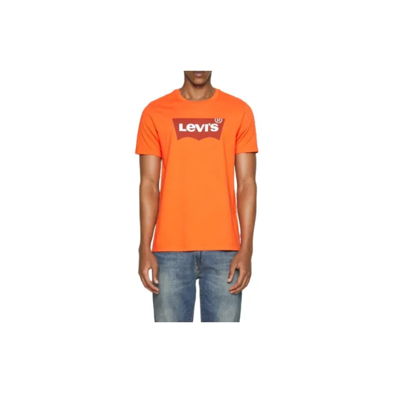 Levis T-Shirts Men Orange-2