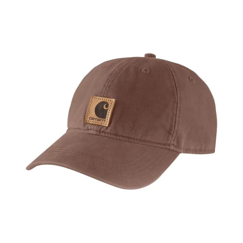 Carhartt Cotton Canvas Baseball Caps Unisex Brown-0