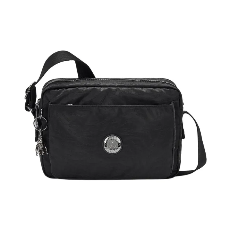 Kipling Polyamide Shoulder Bag, Crossbody Bag Medium Size Women's Black Deep Sea Color-0