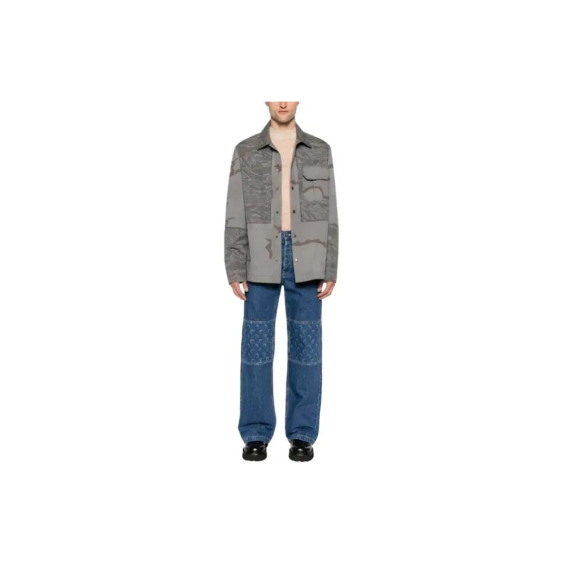 Marine Serre Rispstop Classic collar Shirt Jacket-1
