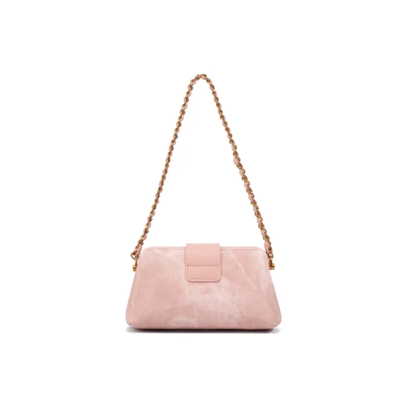 SNOOPY PU Crossbody Bag Shoulder Bag Regular Women's Blue/Pink-9