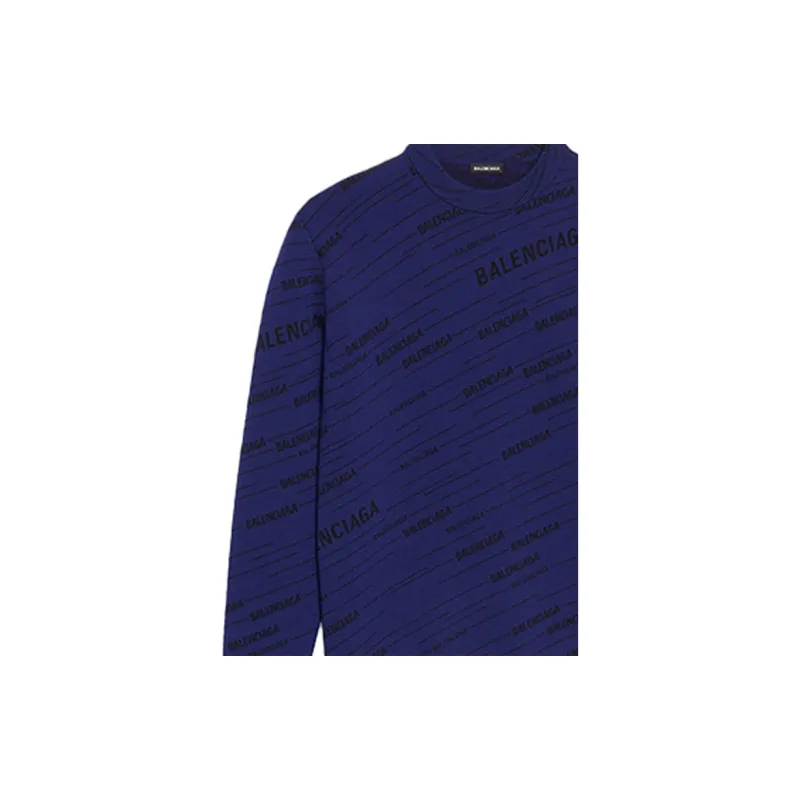 Balenciaga Sweaters Men Blue-4