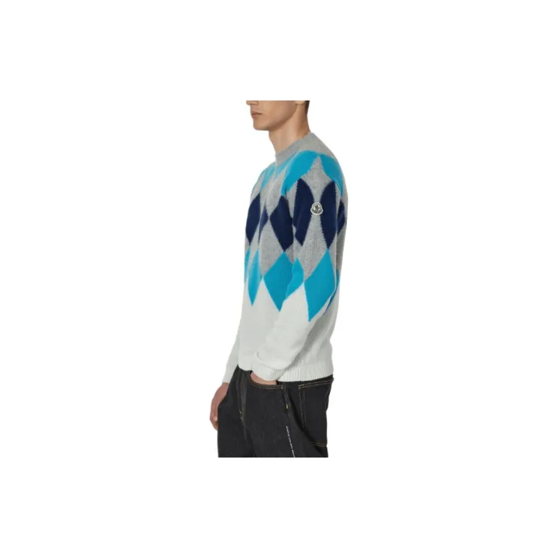Moncler Sweaters Men Blue-4
