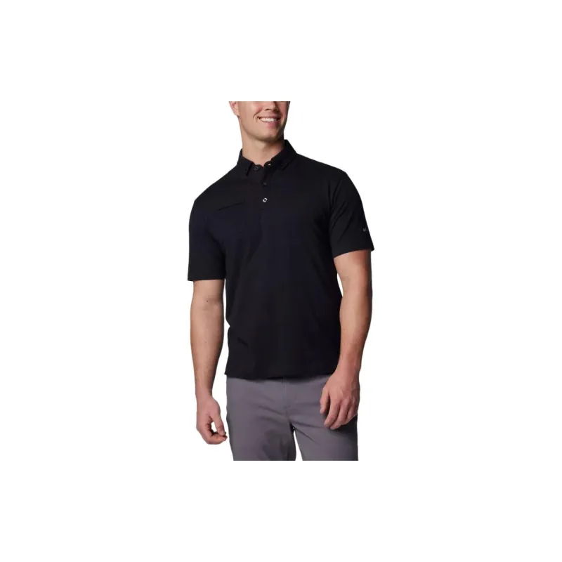 Columbia Walton Poin Polo Shirt Men's Black-2
