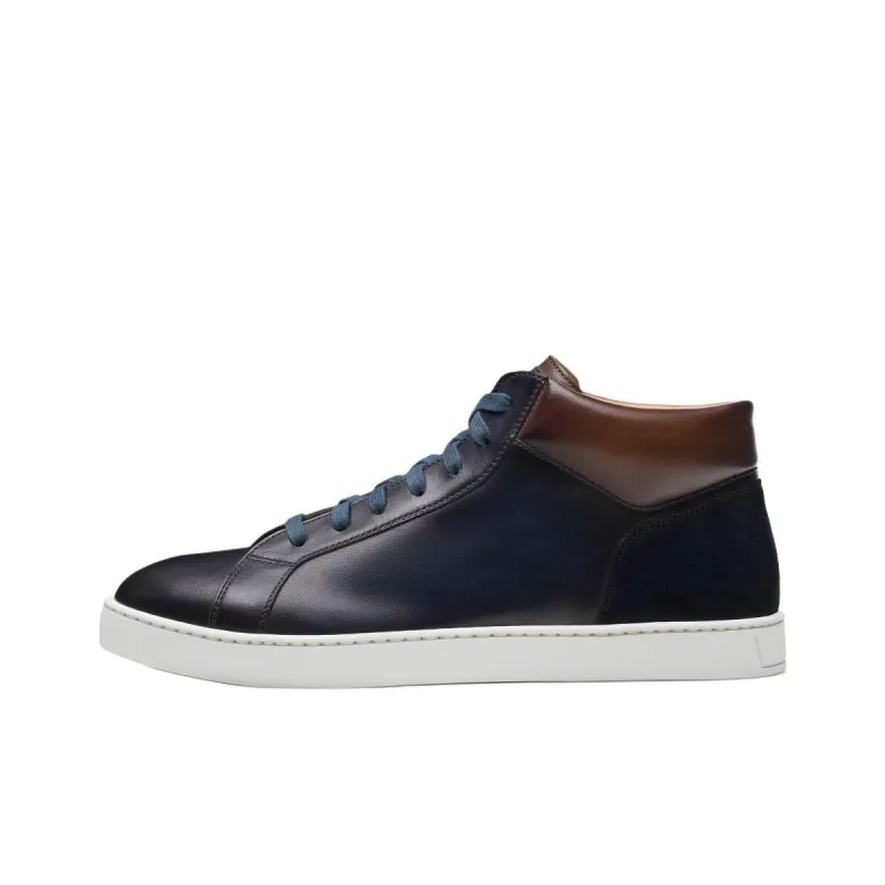 Magnanni Costa Mid Low-Top Skateboard Shoes Men's Blue-0