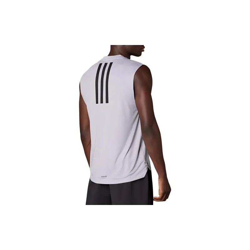 Adidas Tank Tops Men Gray-2