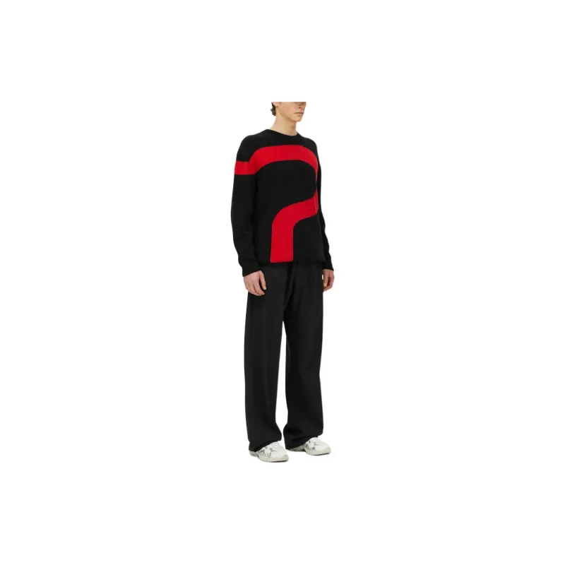 MSGM Logo Appliqué Patched Sleeve Jumper-3