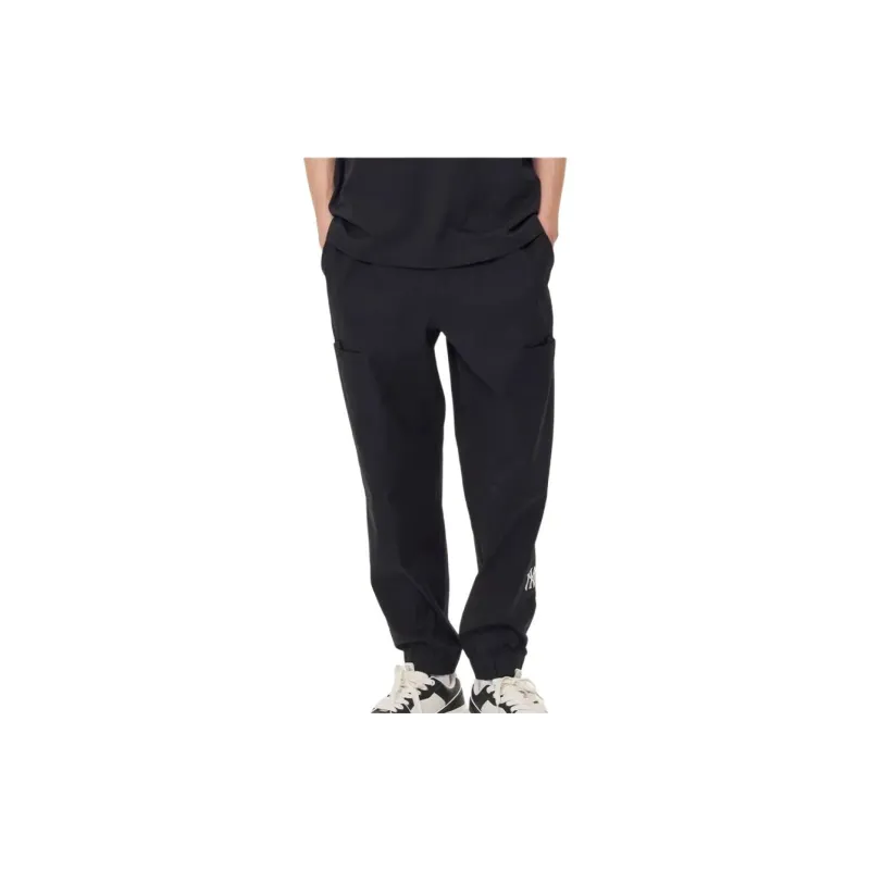 MLB New York Yankees Knitted Sweatpants Men Black-3