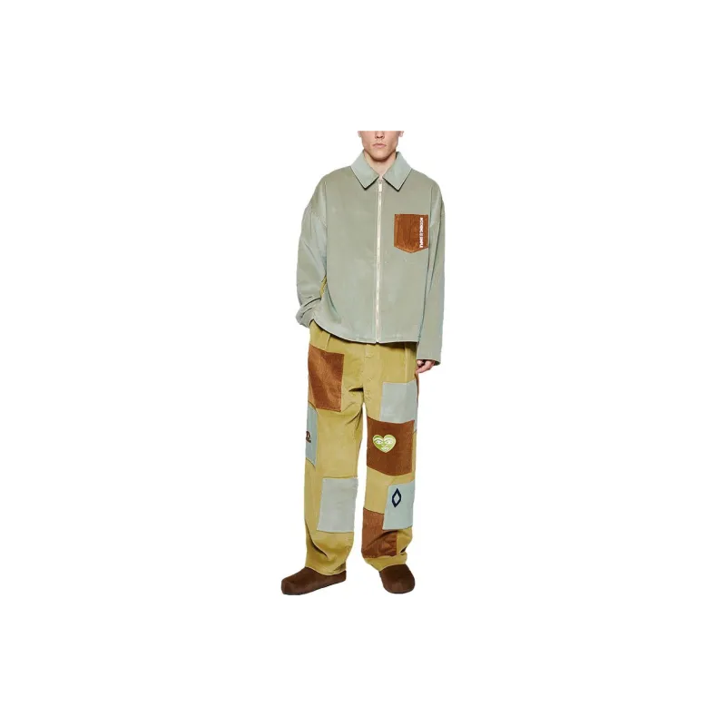 THE ELDER STATESMAN Jackets Coats Men's Olive Green-1