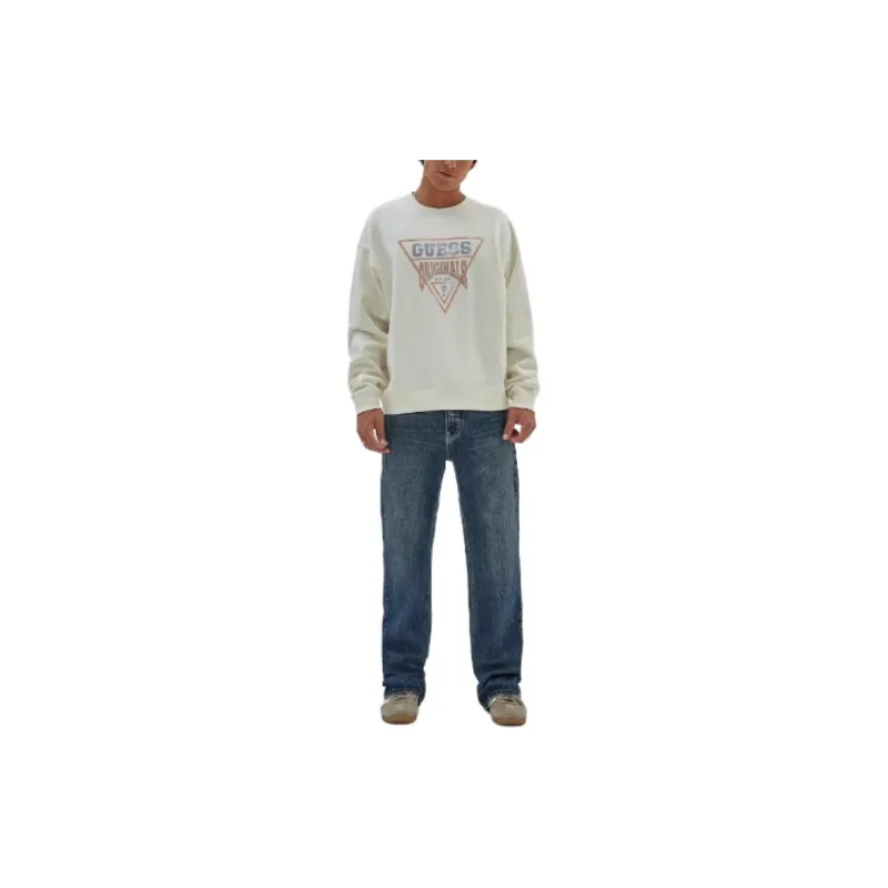 GUESS FW23 Sweatshirt Men's White-1