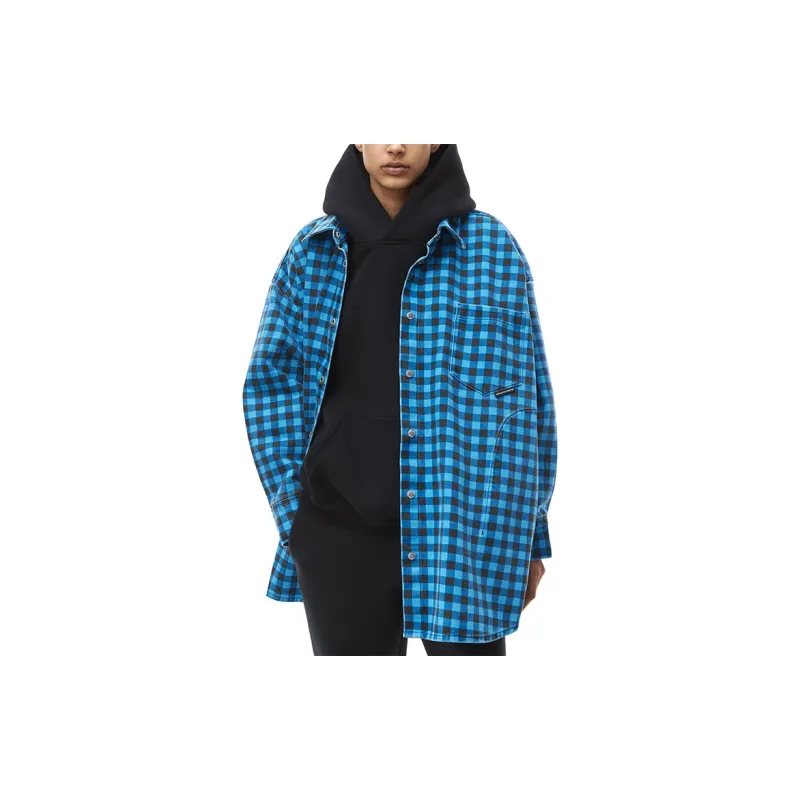Alexander Wang Jackets Unisex Black Blue-1