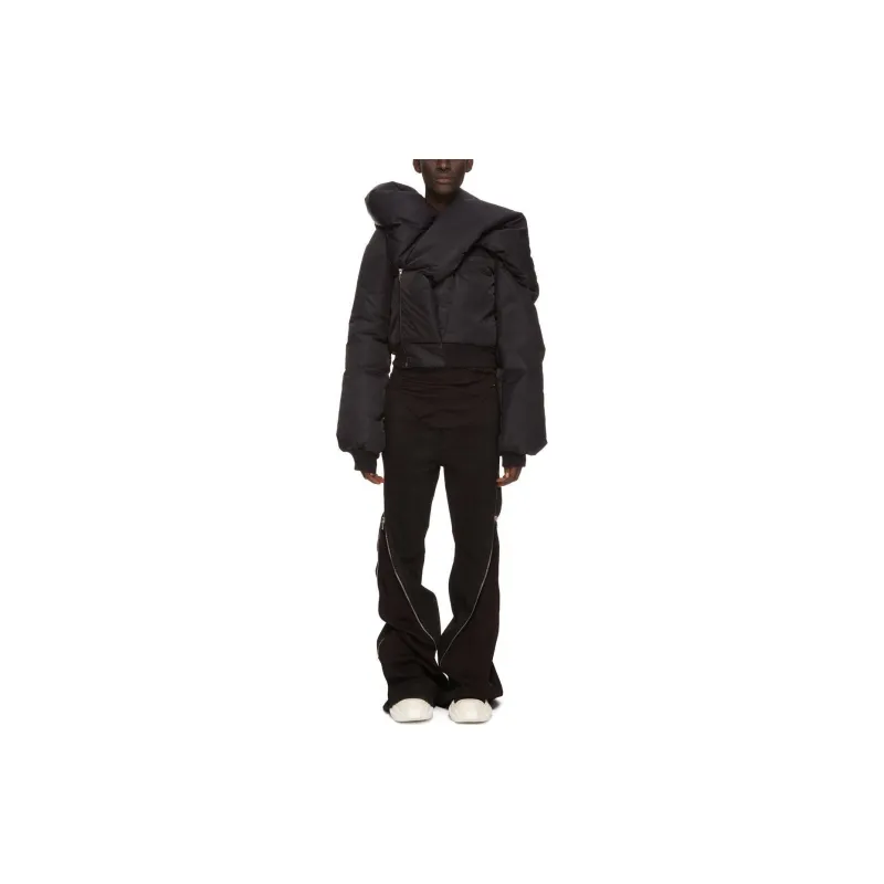 Rick Owens DRKSHDW Doll Asymmetric Padded Bomber Jacket-1