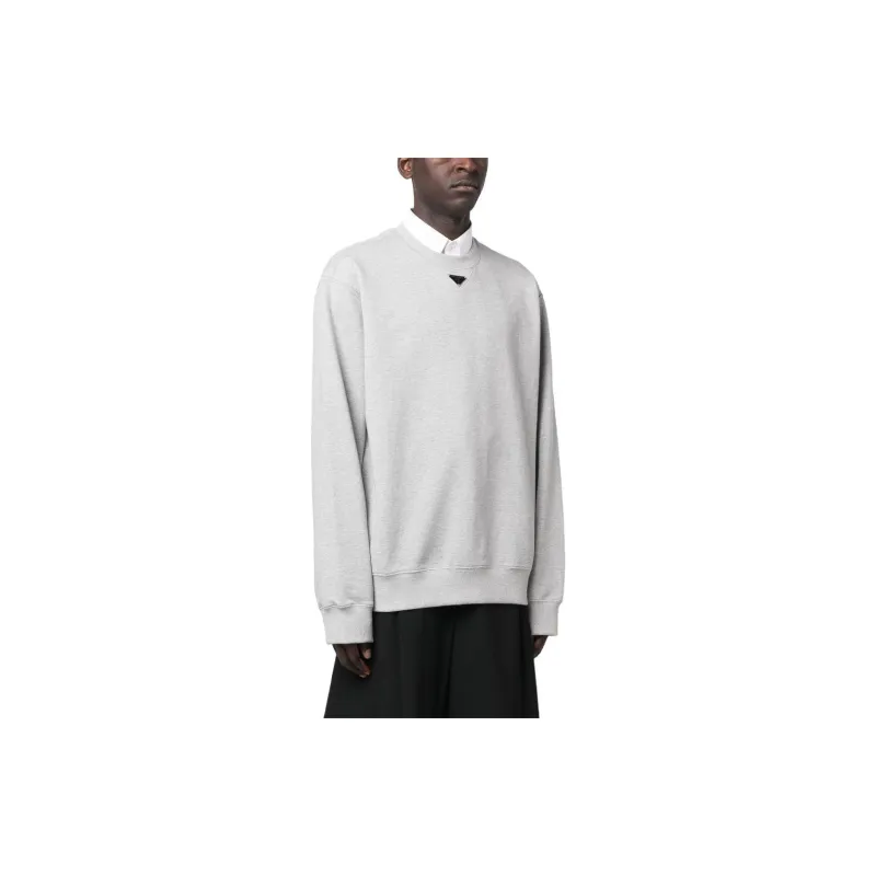 PRADA Sweatshirts Men Gray-3