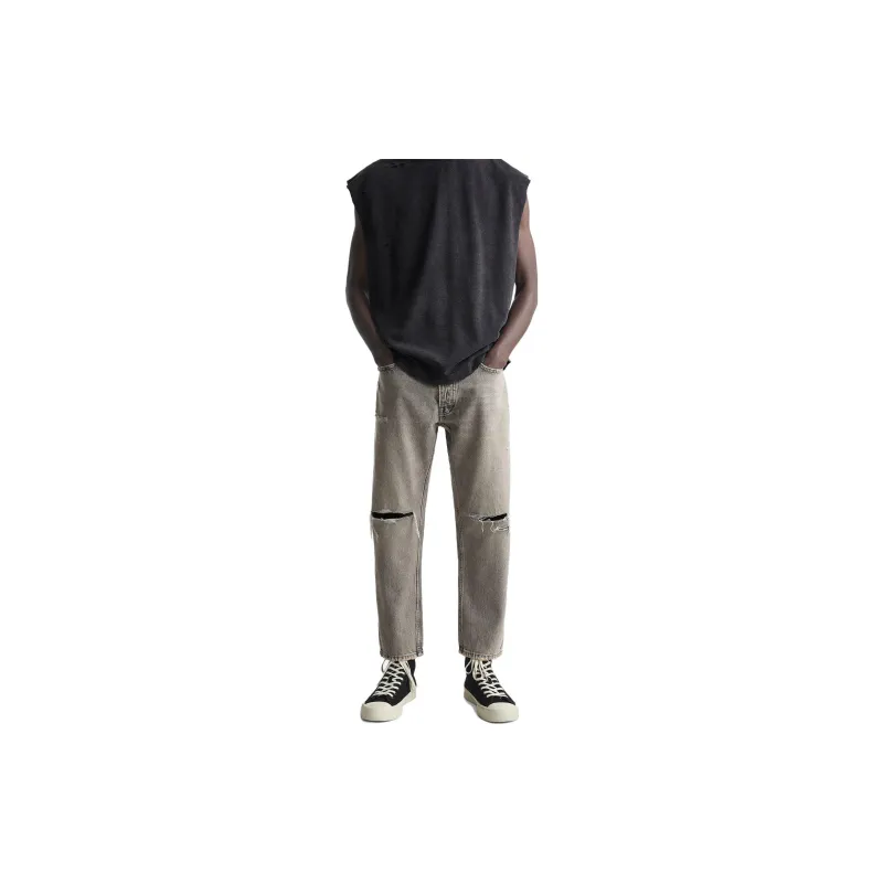 ZARA Jeans Men Gray/Beige-1