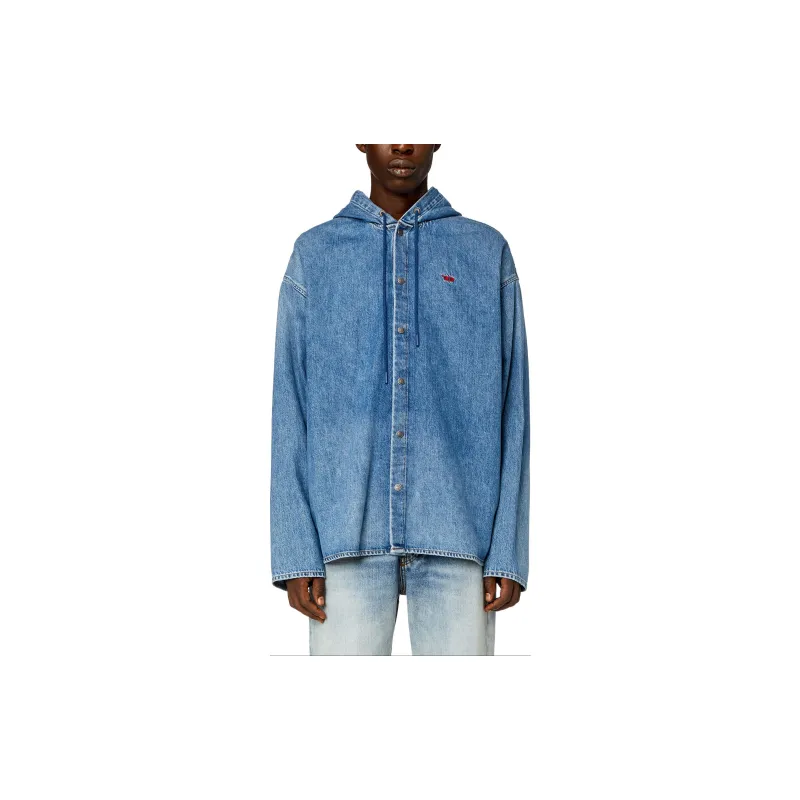 DIESEL Shirts Men Blue-2