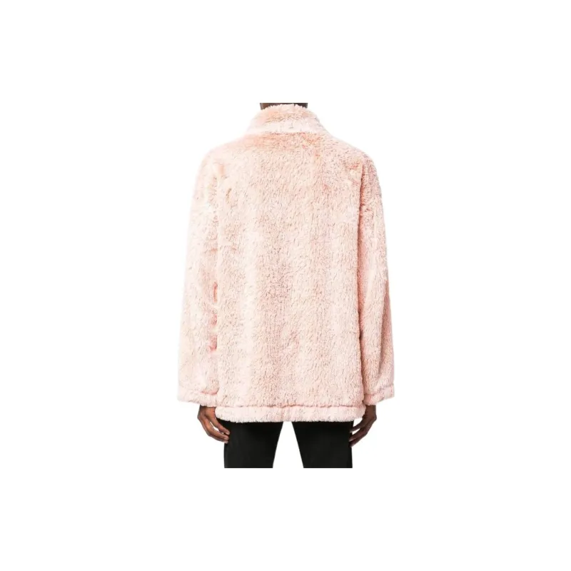 PALM ANGELS Faux Shearling Shirt Jacket-2